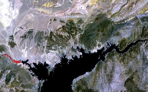 NASA/JPL-Caltech — Lake Mead reservoir, 2021 (PIA24696)